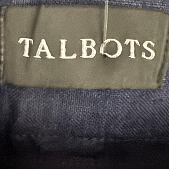 Talbots Navy Southampton Linen Pants Size 20W - Picture 5 of 6